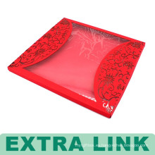 Venta caliente Nuevo Diseño CMYK profesional que imprime el tipo simple Caja de regalo transparente práctica